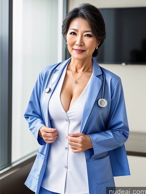 related ai porn images free for Woman 60s Asian Doctor Cleavage Detailed Sexy Face