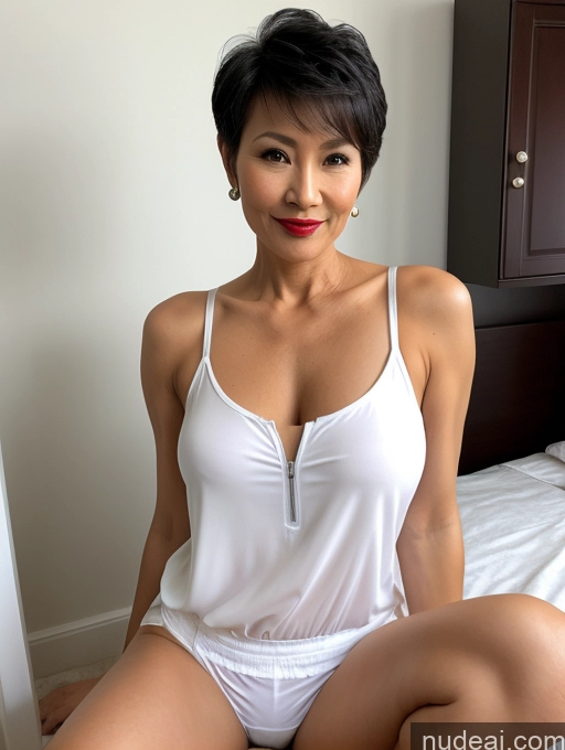 related ai porn images free for Milf Perfect Boobs Lipstick 50s Pixie Vietnamese Bedroom Spreading Legs Casual Shirt Underwear Dark Lighting Blouse Topless Tunic Stylish