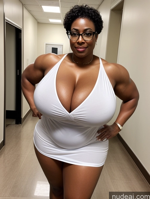 related ai porn images free for Busty Huge Boobs Beautiful Muscular Big Ass Chubby 50s Brunette Slicked Bright Lighting Sexy Face Woman Abs Cleavage Detailed Glasses Nightgown African Hospital