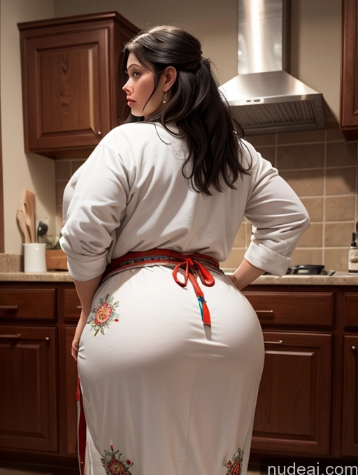 related ai porn images free for Traditional Kitchen Fat Big Ass Big Hips Back View Native American