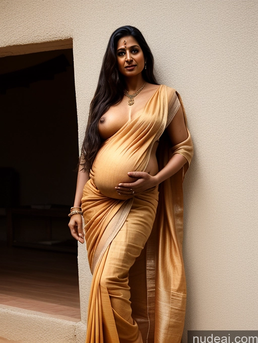 related ai porn images free for Woman One Pregnant 40s Long Hair Indian Nude Sari