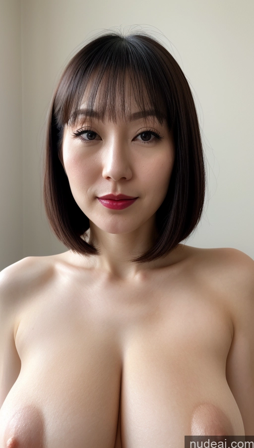 related ai porn images free for One Lipstick Fairer Skin Close-up View Simple Detailed Beautiful 30s Black Hair Woman Huge Boobs Bobcut Japanese