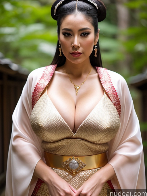 ai nude image of araffe woman in a kimono dress posing for a picture pics of Perfect Boobs Perfect Body Big Hips Cleavage Jewelry Pearl Jewelry Black Hair Kimono Fairer Skin 40s Transparent Geisha Onsen Hair Tied Up Serious Huge Boobs Indonesian Gold Jewelry Diamond Jewelry Fantasy Armor Fur