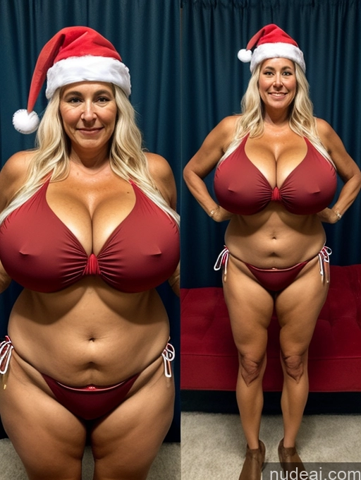 related ai porn images free for Milf One Busty Huge Boobs Tanned Skin Front View Thong 60s Native American Microkini Lumberjack Santa