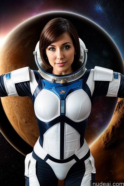 related ai porn images free for Perfect Body 30s Portuguese Bobcut Sci-fi Armor Space Suit Small Tits