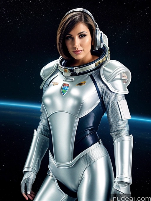 related ai porn images free for Perfect Body 30s Portuguese Bobcut Sci-fi Armor Space Suit Small Tits Miss Universe Model