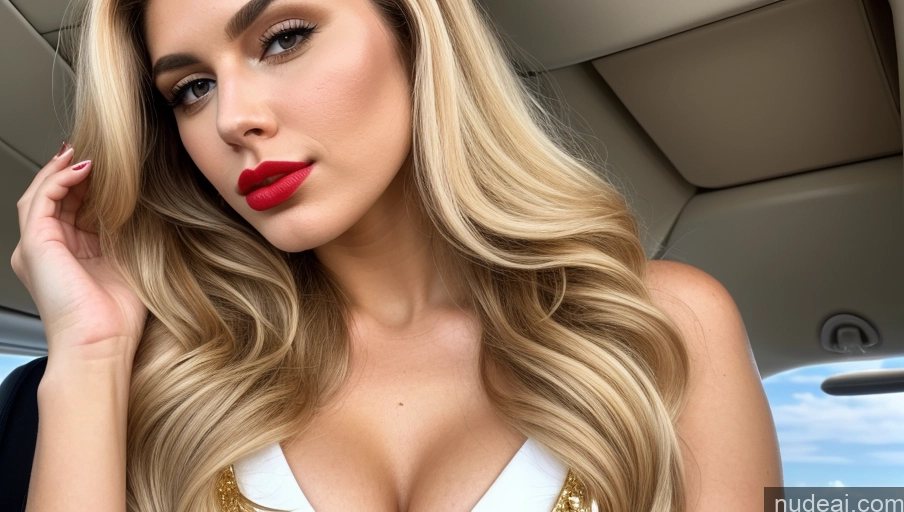 related ai porn images free for Lipstick Perfect Body Pouting Lips Blonde Long Hair White Flight Attendant Gold Jewelry Cleavage Front View Pubic Hair 18 Busty