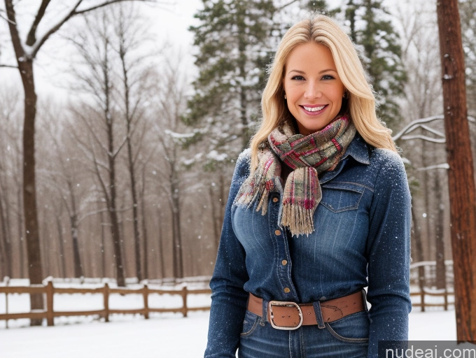 related ai porn images free for One Perfect Boobs 40s Happy Blonde Long Hair Front View Western Jeans Blouse Boots Model Swedish Skin Detail (beta) Snow