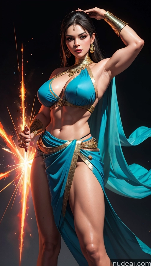 related ai porn images free for Sari Superheroine Several Busty Muscular Abs Science Fiction Style Superhero Powering Up