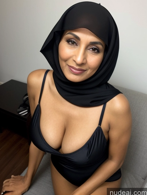 related ai porn images free for Milf Two Perfect Boobs Beautiful Perfect Body Short Hair Dark Skin Arabic Party Blouse High Heels Niqab Suit Cleavage Partially Nude Detailed Sexy Face 70s