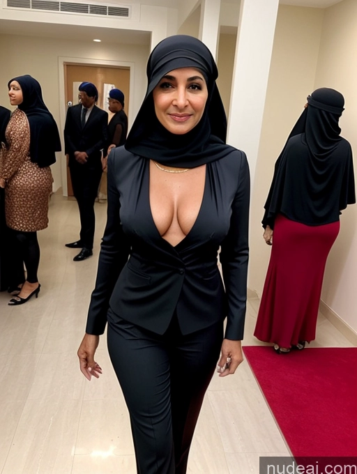 related ai porn images free for Milf Two Perfect Boobs Beautiful Perfect Body Short Hair Dark Skin Arabic Party Blouse High Heels Niqab Suit Cleavage Partially Nude Detailed Sexy Face 70s