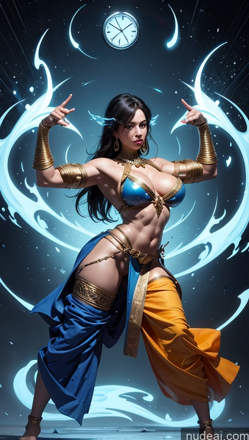 related ai porn images free for Sari Several Powering Up Surrealist Busty Muscular Abs Bodybuilder Dynamic View Fantasy Armor