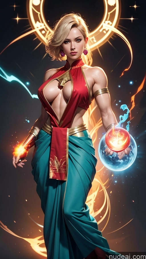 related ai porn images free for Sari Powering Up Surrealist Dynamic View Several Bodybuilder Busty Muscular Abs Captain Marvel