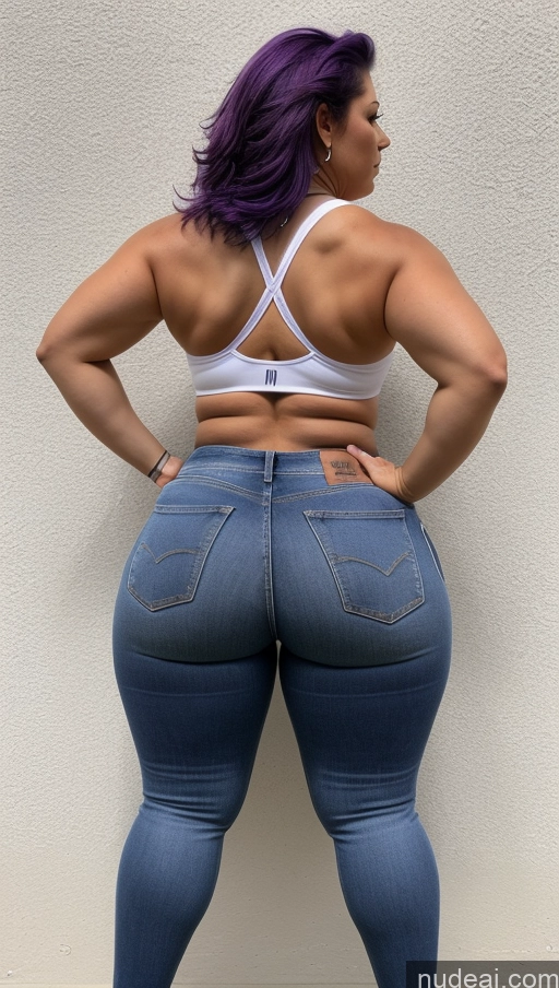 related ai porn images free for Athlete Big Ass Big Hips Jeans Purple Hair