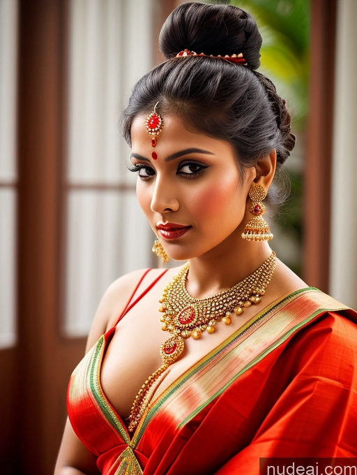 related ai porn images free for Indian Hair Bun Seductive Front View Traditional