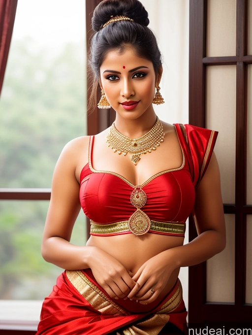 related ai porn images free for Indian Seductive Traditional Front View Hair Bun