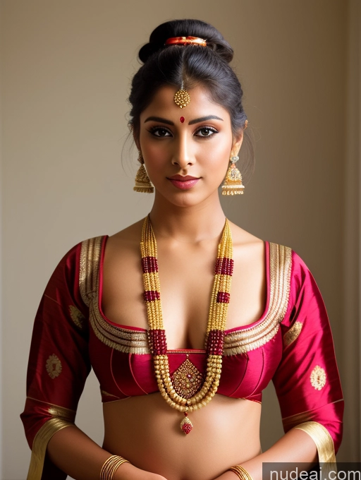 related ai porn images free for Indian Seductive Traditional Front View Hair Bun