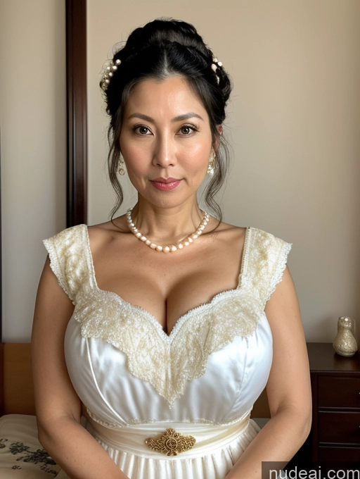 related ai porn images free for Milf Huge Boobs Skinny Short 50s Shocked Black Hair Hair Bun Front View Dress Traditional Victorian Pearl Jewelry Sad Bedroom Japanese