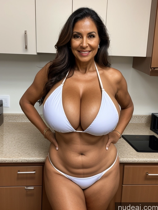 related ai porn images free for Milf One Busty Huge Boobs Tanned Skin Front View Microkini Thong Brazilian 70s Lab Coat Doctor