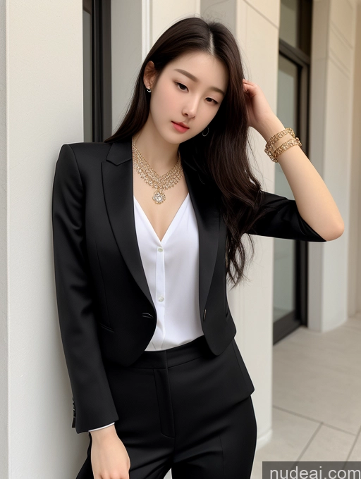 related ai porn images free for Several Small Tits Beautiful Skinny Fairer Skin 18 Black Hair Long Hair Korean Suit Jewelry Front View