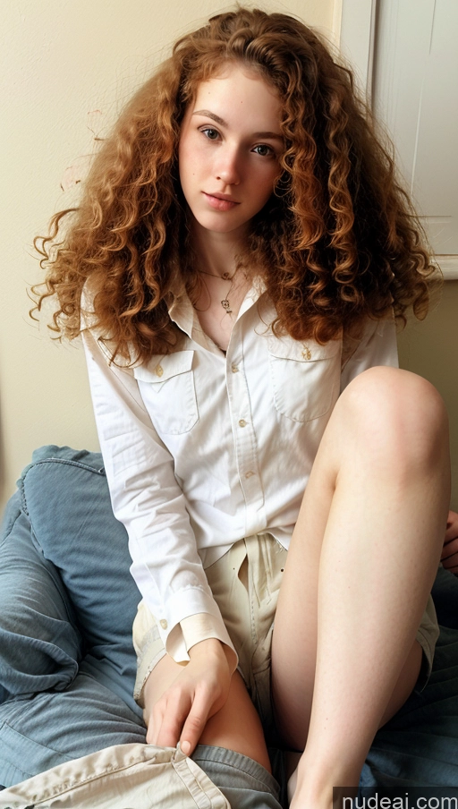 related ai porn images free for Curly Hair Ginger Fairer Skin Skinny 18 70s Spread_legs, Pussy, Split_legs