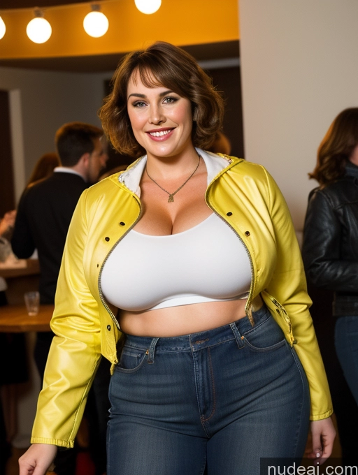 related ai porn images free for Athlete Huge Boobs Thick Chubby Big Hips Short Fairer Skin 60s Happy Brunette Bobcut White Boots Traditional Cleavage Bright Lighting Detailed Sexy Face Jeans Jacket Shirt Mintcastella Party