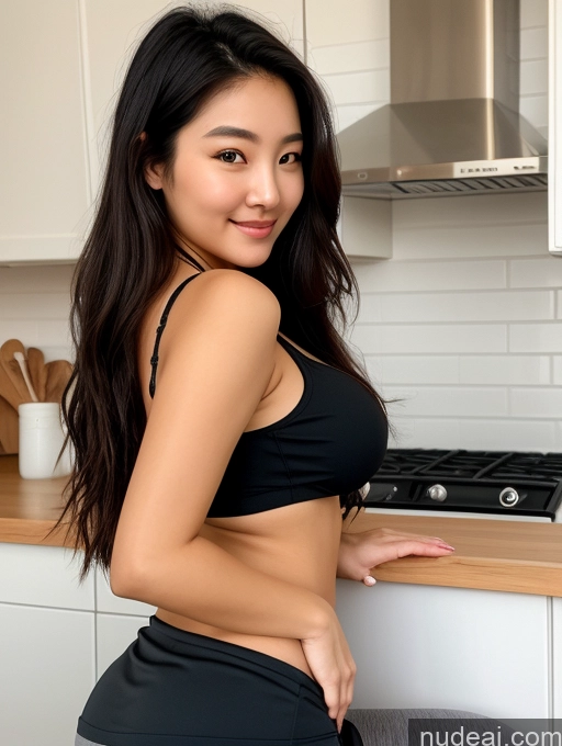 related ai porn images free for Woman 18 Beautiful Perfect Boobs Thick Black Hair Long Hair Korean Kitchen Yoga Thong Mini Skirt