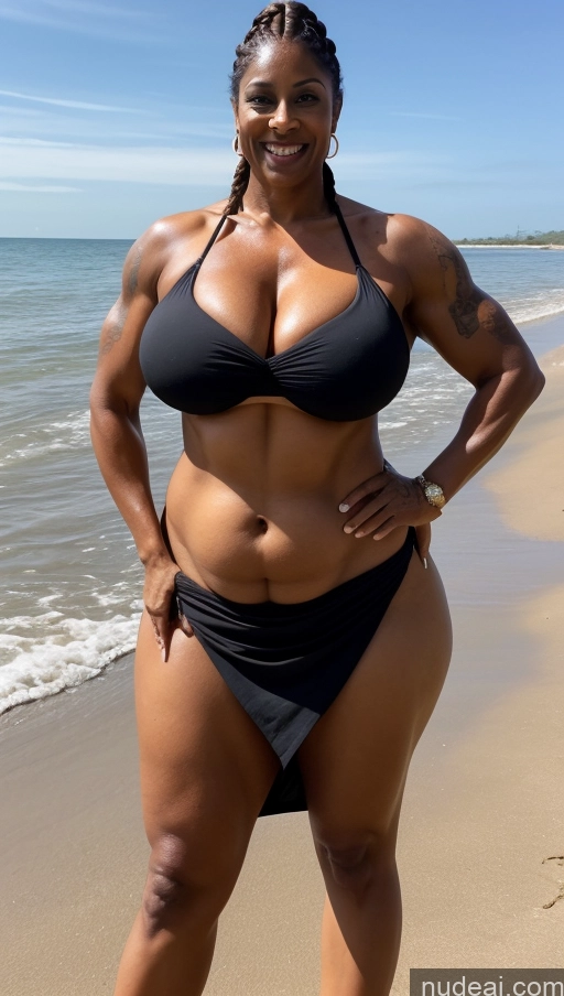 related ai porn images free for Milf Busty Huge Boobs Beautiful Tattoos Muscular Big Ass Abs Thick Big Hips Tall Dark Skin 50s Laughing Ginger Braided Indian Beach Front View T-pose Bikini Dark Lighting Sexy Face Long Skirt