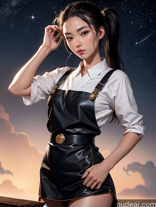 related ai porn images free for Woman Several Small Tits Beautiful Small Ass Skinny Long Legs Tall Pubic Hair 18 Serious Pigtails Japanese Front View Black Hair Gold Jewelry Apron Stargazing