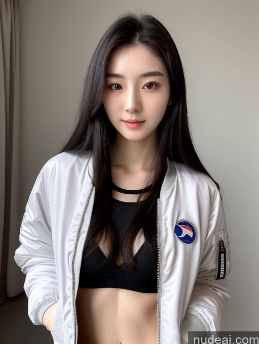 related ai porn images free for Beautiful Skinny Fairer Skin 18 Black Hair Long Hair Korean Perfect Boobs Bomber