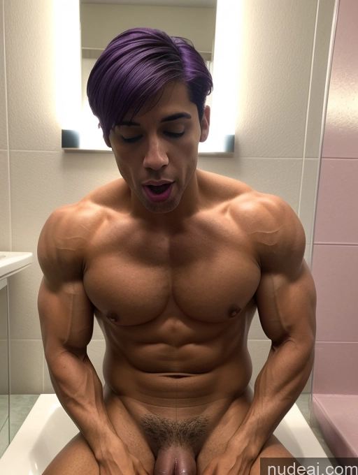 related ai porn images free for Bodybuilder One Busty Beautiful Muscular Skinny 30s Orgasm Purple Hair Short Hair Brazilian Soft Anime Bathroom Front View Blowjob Nude Bright Lighting