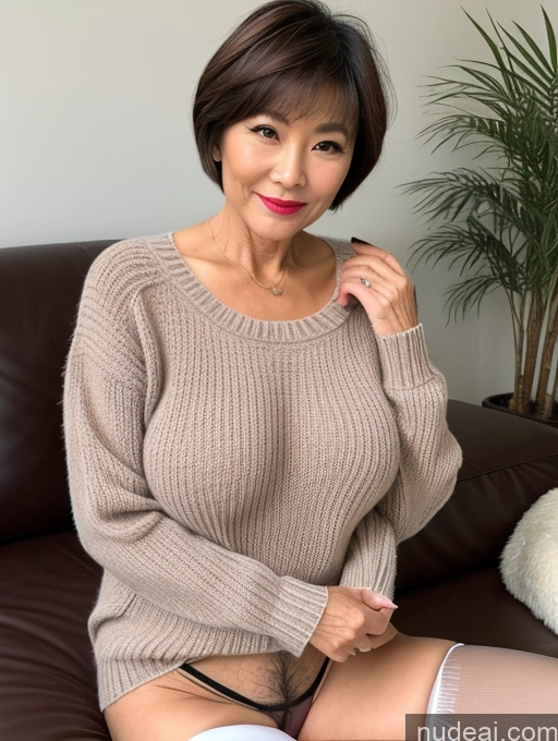 related ai porn images free for Milf Perfect Boobs Beautiful Lipstick Perfect Body Pubic Hair Short Hair 60s Korean Spreading Legs Stockings Sweater Partially Nude Detailed