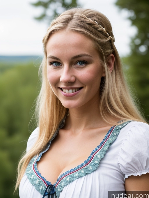 related ai porn images free for Huge Boobs 18 Scandinavian Dirndl Medieval Traditional Cleavage Skinny Perfect Body Happy