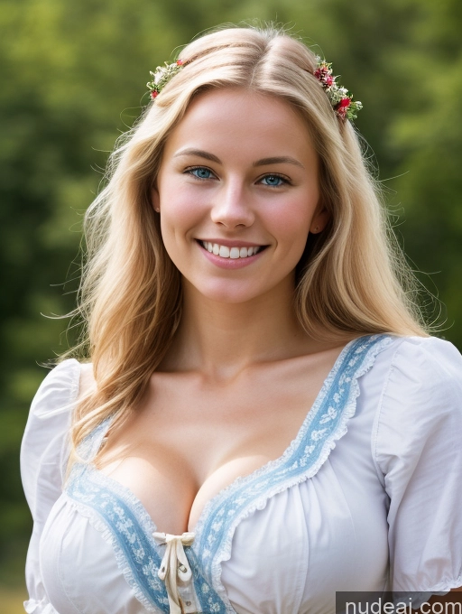 related ai porn images free for Huge Boobs 18 Scandinavian Dirndl Medieval Traditional Cleavage Skinny Perfect Body Happy