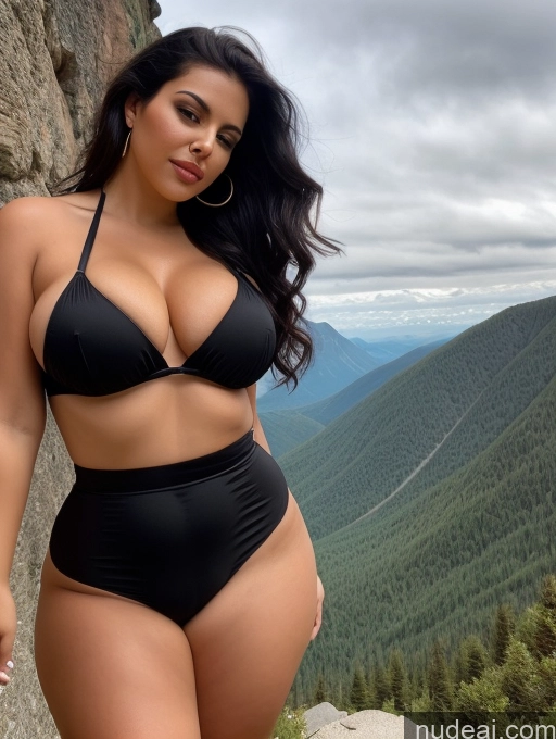 related ai porn images free for Busty Big Ass Thick 20s Seductive Sexy Face Black Hair Long Hair Hungarian Mountains Jumpsuit