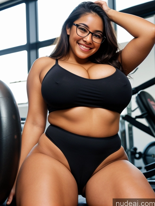 related ai porn images free for Woman One Huge Boobs Beautiful Glasses Big Ass Perfect Body 18 Happy Black Hair Long Hair Latina Gym Spreading Legs Nude