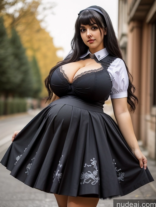 related ai porn images free for Thick Big Ass Pregnant School Uniform, Cleavage Cutout, Clothing Cutout, Pleated Skirt, Thighhighs Huge Boobs Goth Gals V2