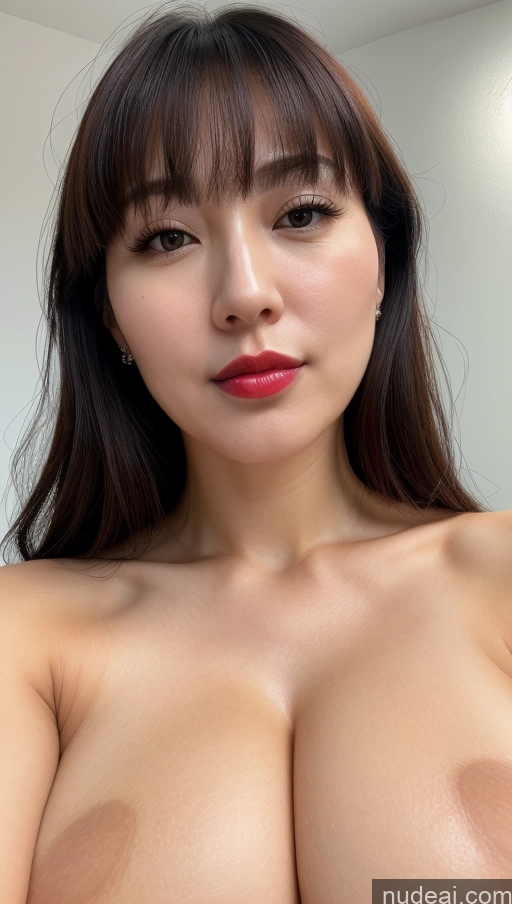 related ai porn images free for Woman One Beautiful 30s Close-up View Detailed Simple Black Hair Huge Boobs Lipstick Fairer Skin Bangs Korean