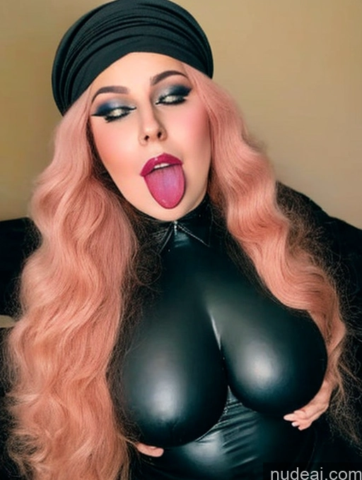 One Beautiful Lipstick Chubby Perfect Boobs Long Hair Brunette Orgasm Ahegao Laughing 30s Fairer Skin Cleavage Detailed Niqab Big Hips Big Ass Model Last