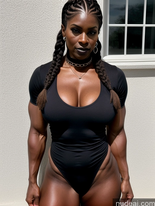 related ai porn images free for Bodybuilder Muscular Abs Thick Dark Skin 70s Serious Ginger Braided Nude Goth Pirate Busty