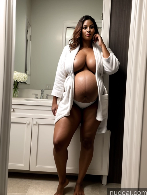 related ai porn images free for Milf Huge Boobs Beautiful Tattoos Big Ass Thick Tall Dark Skin 50s Seductive Ginger Straight Indian Bathroom Front View T-pose Bathrobe Sexy Face Pregnant