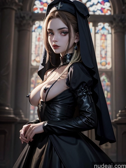 related ai porn images free for Nun Oufit With Breast Curtains (Houshou Marine Style) Goth Gals V2 Dark Fantasy Street Goth Medieval 18 Serious Sad Czech