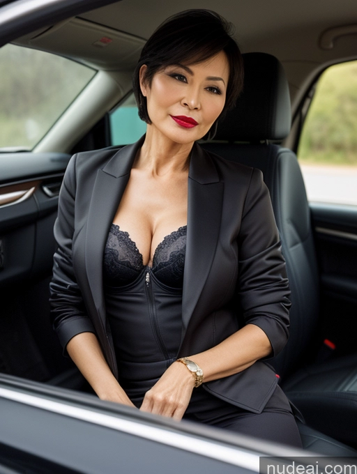 related ai porn images free for Milf Perfect Boobs Beautiful Lipstick Perfect Body Pixie Chinese Car Bra Casual Jacket Professor Stylish Suit Cleavage Dark Lighting Detailed Sexy Face 60s