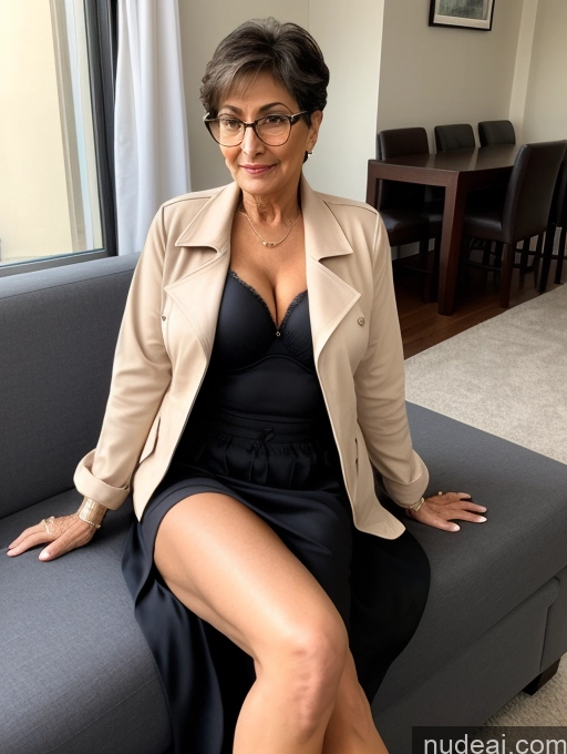 related ai porn images free for Milf Perfect Boobs Beautiful Glasses Perfect Body 70s Pixie Arabic Couch Bra Casual Jacket Long Skirt Stylish Cleavage Partially Nude Dark Lighting Detailed Sexy Face