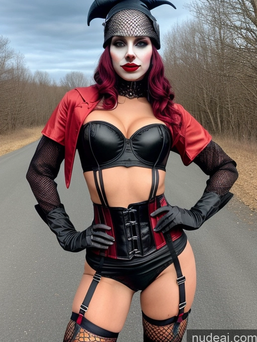 related ai porn images free for Woman Clown Corset Crop Top Devil Doctor Dress Fantasy Armor Fishnet Fur Gloves Goth Harem Pants Hat High Socks