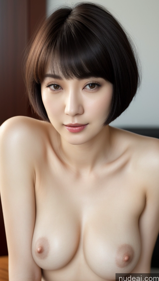 related ai porn images free for Woman One Small Tits Beautiful Fairer Skin 30s Black Hair Short Hair Korean Close-up View Detailed