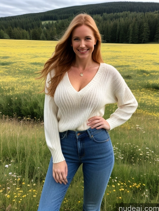 related ai porn images free for One 40s Happy Long Hair Jeans Blouse Fairer Skin Ginger Model Perfect Boobs Sweater Meadow Perfect Body Beautiful Swedish