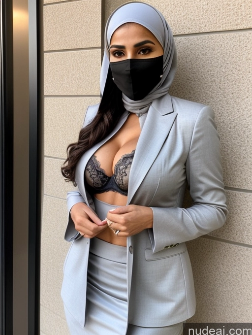 related ai porn images free for Milf Perfect Boobs Perfect Body Beautiful Arabic Bra Suit Niqab Professor Stylish Cleavage Detailed