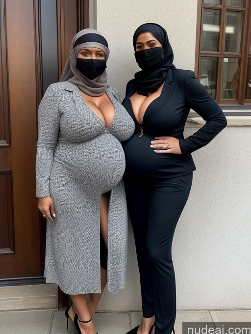 related ai porn images free for Milf Beautiful Perfect Body Bra Niqab Professor Stylish Suit Cleavage Detailed Pregnant Huge Boobs Big Ass British