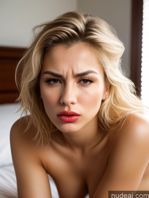 related ai porn images free for Woman One Small Tits Small Ass Skinny Tanned Skin Short Lipstick 18 Blonde White Skin Detail (beta) Front View Nude Bright Lighting Detailed Angry Pouting Lips Messy Bedroom Sleeping